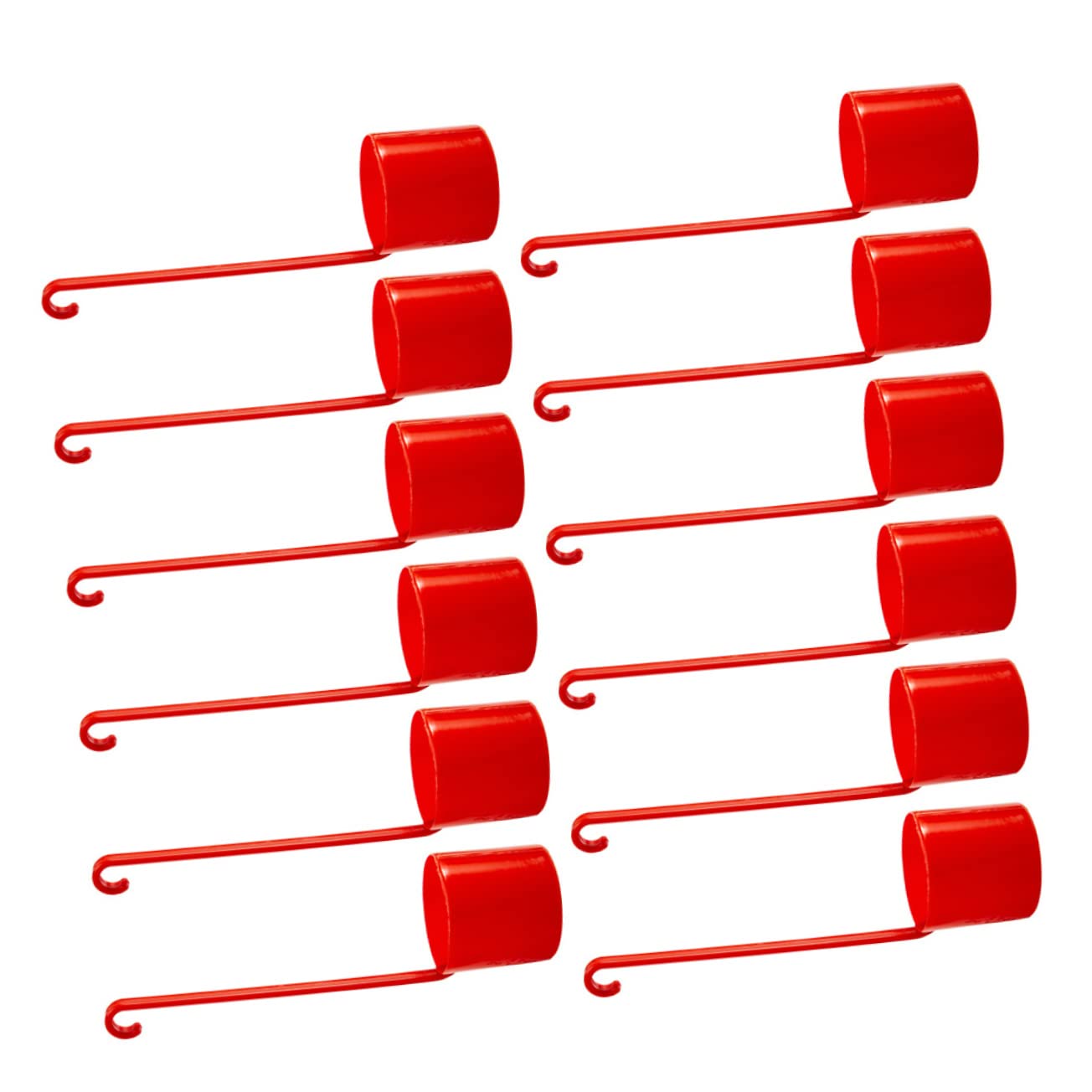 SOLUSTRE Plastic Wine Ladle Long Handle 12 Pieces Set for Serving Cooking Canning