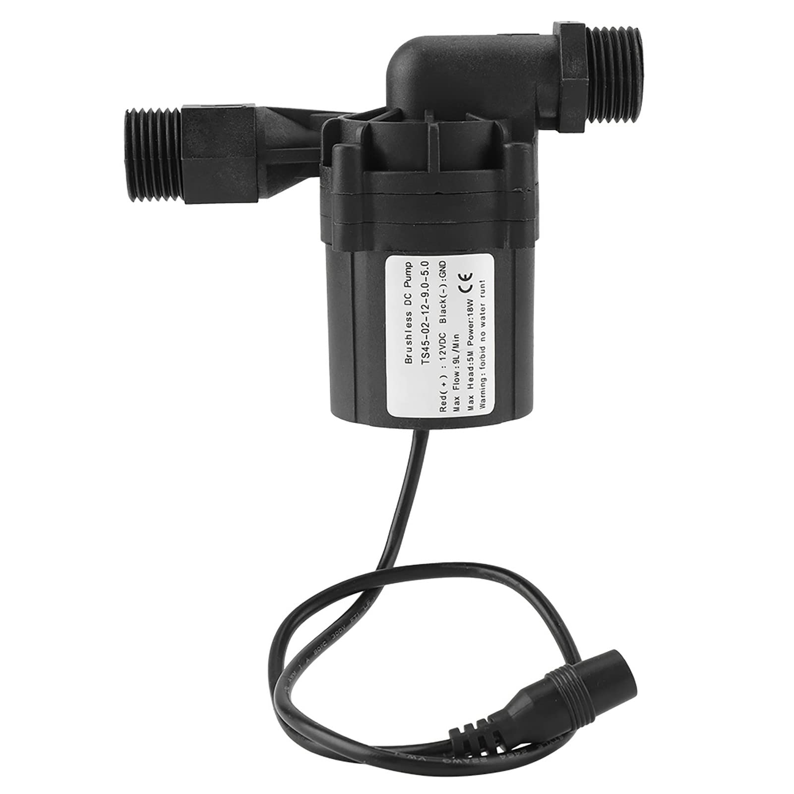 Braupumpe,Bierfasspumpe,Bierdruckpumpe,DC 12V 18W Brewing Homebrew Pump Circulation Brushless Beer Pumps(mit Stecker), Homebrew Pumpe Bierpumpe Zirkulationspumpe Brushless Braupumpe Bierfasspumpe