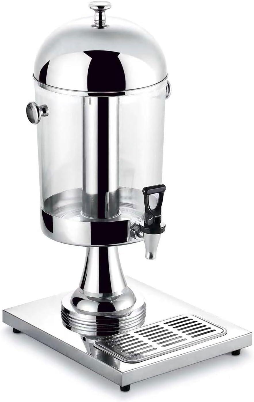 MYUYEE Drink Dispensers Cold Beverage Dispenser, Stainless Steel Beer Beverage Dispenser Juice Dispenser With Spigot For Milk Tea Beer