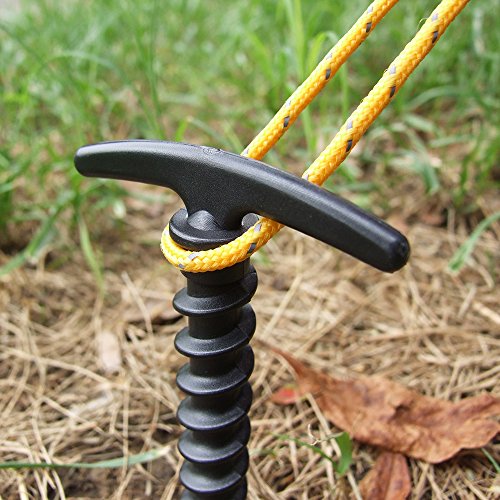 YIJU Barraca de Acampamento de Parafuso de Plástico de 14,5 Cm