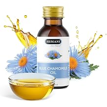 Hemani Blue Chamomile Oil 30mL | Matricaria Chamomilla | Halal Certified | Skin-Soothing Botanical | Alcohol-Free | Since 1949