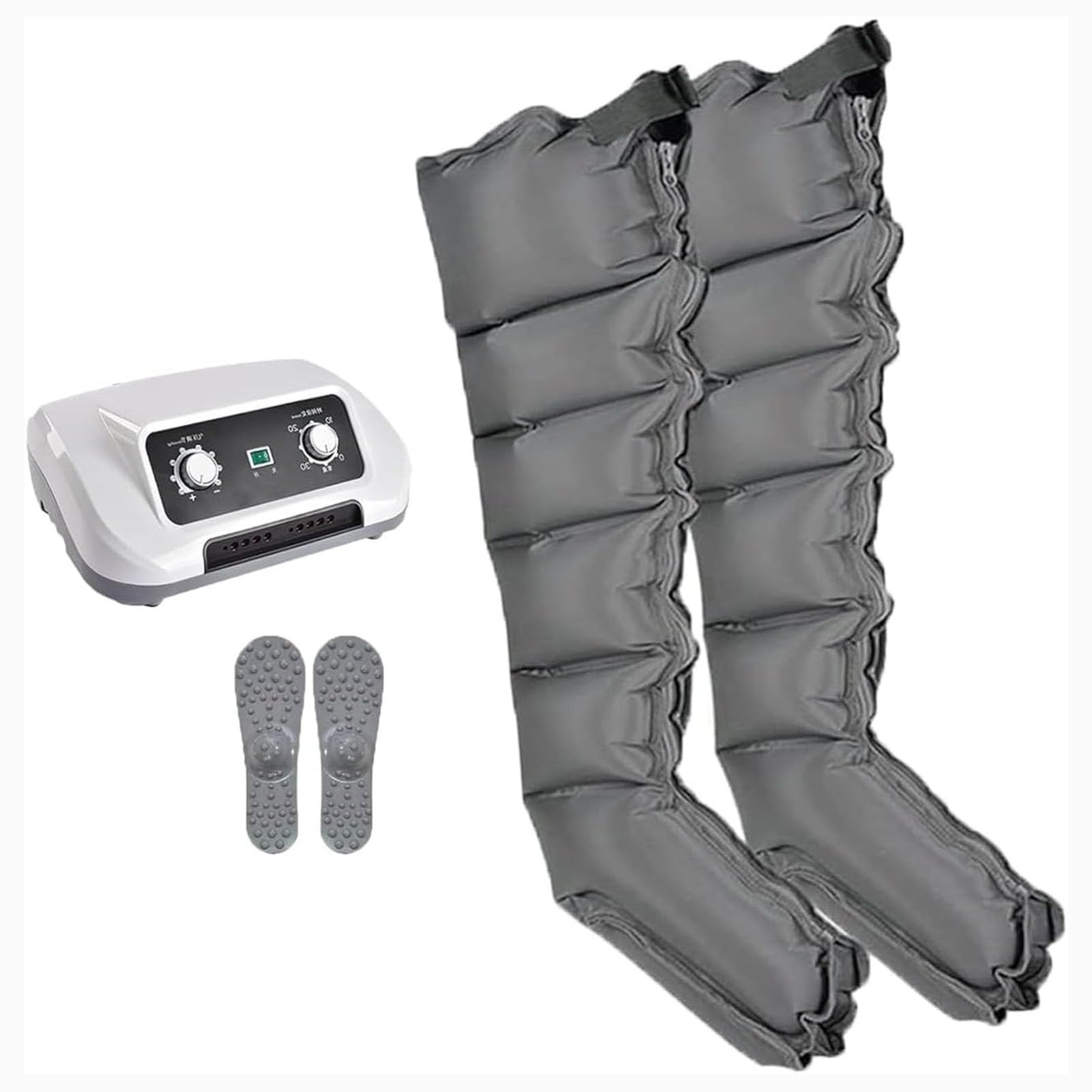 Botas de Compresión de Aire para Circulación de linfedema, Masajeador Eléctrico, Masajeador Neumático, Masajeador de Piernas para Circulación y Alivio del Dolor