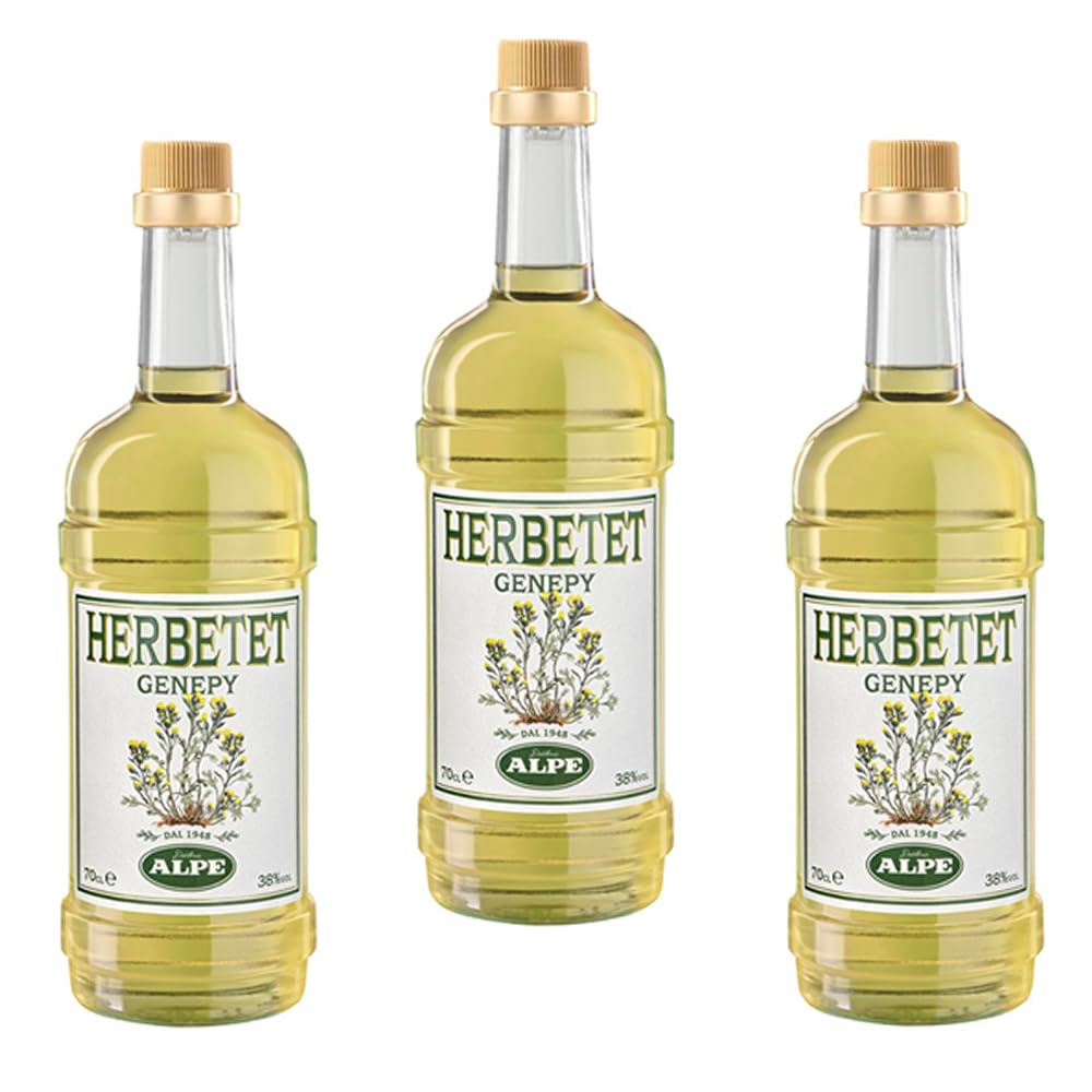 Genepy Herbetet - SPECIALE 3 bottiglie - 70cl / 38°- Alpe Valle d'Aosta