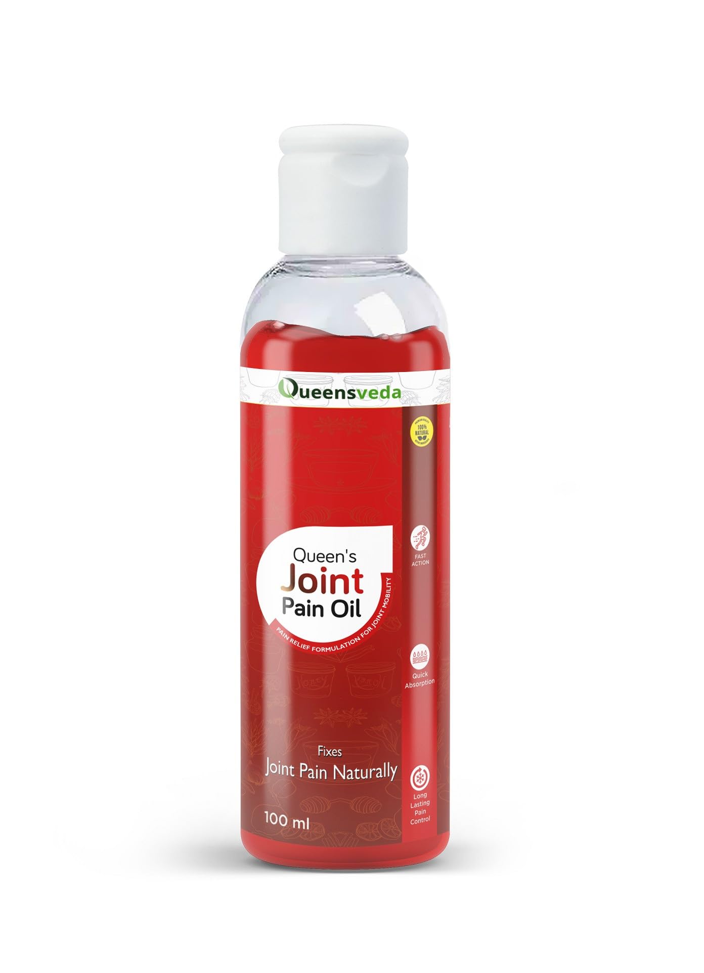 Queensveda Joint Pain Oil – Quick Action, Ayurvedic & Effective in Joint Pain Naturally | 100 ML (B0CYC8KCVW) Amazon Price History, Amazon Price Tracker