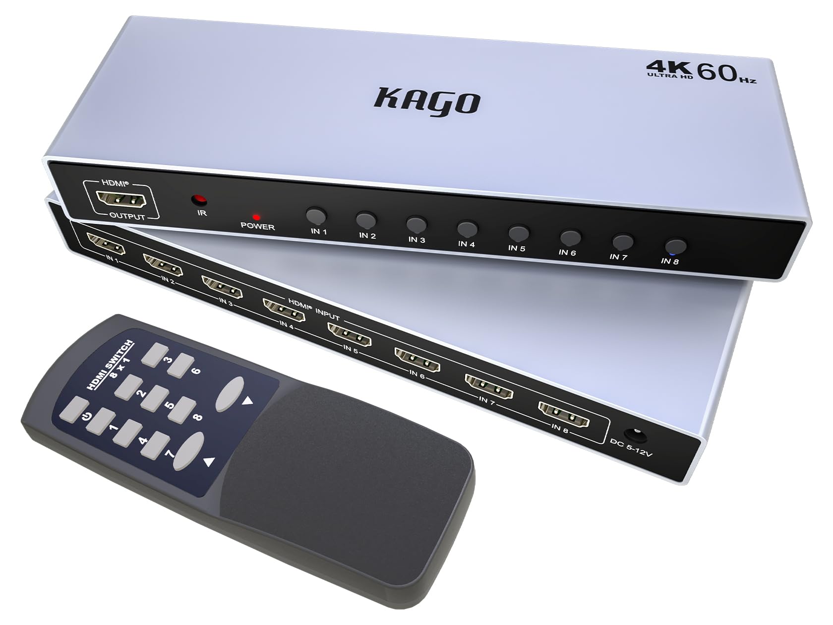 KAGO 8-Port HDMI Switcher