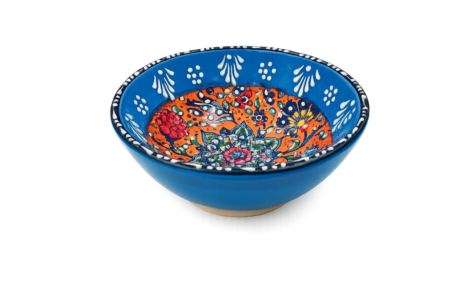 TurkCeramics by OMKAR INTERNATIONAL Artistic Handmade Turkish Dinnerware Ceramic Bowl for Decoration, Gift Multicolor…-image-49