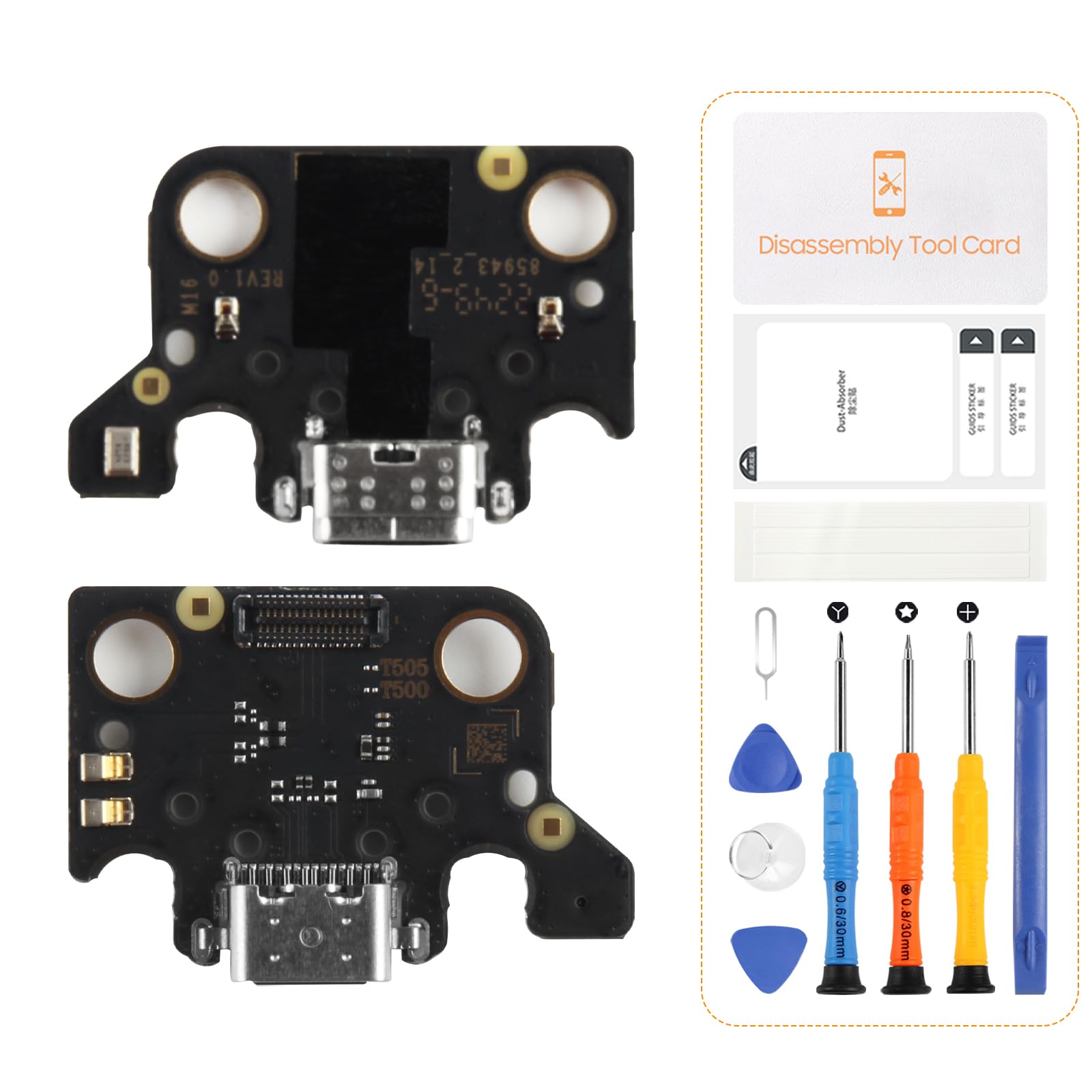 SRJTEK Pour Samsung Galaxy Tab A7 10.4 2020 Port de charge SM-T500/T505 Connecteur USB pour Galaxy Tab A7 Câble Flex Port de Charge Jack de Remplacement