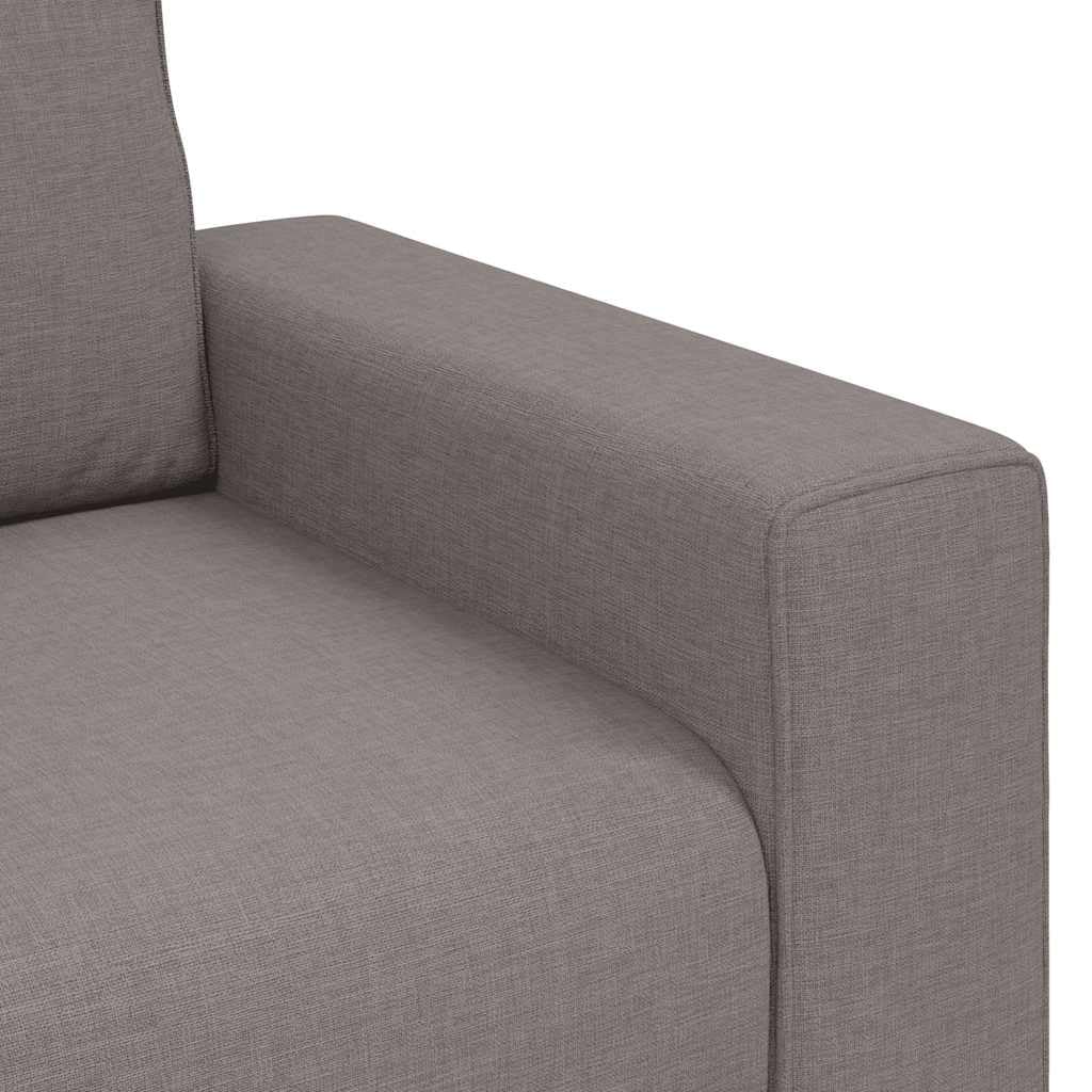 vidaXL 3-zitsbank Taupe 220x77x82 cm Stof