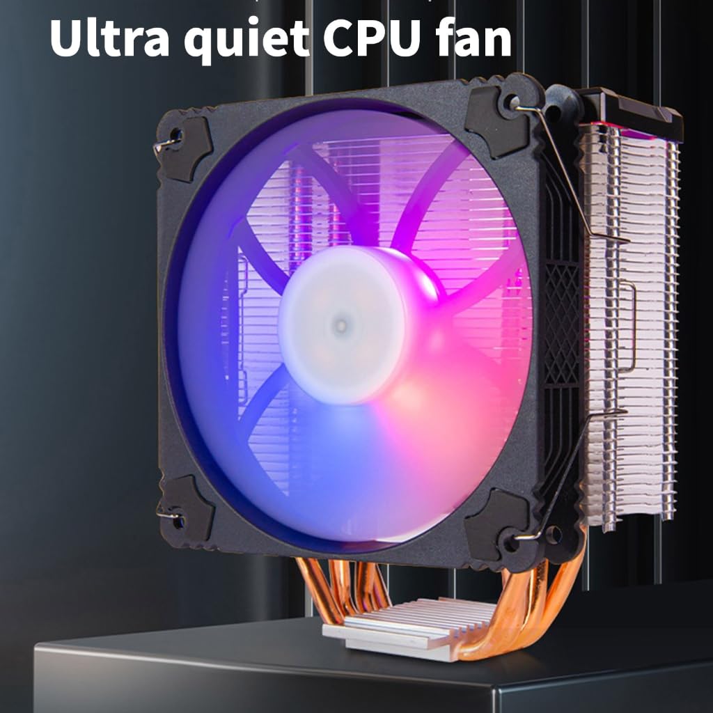 Ventola di raffreddamento del PC del metallo con 16 milioni di colori di controllo del calore intelligente design silenzioso per computer di fascia alta