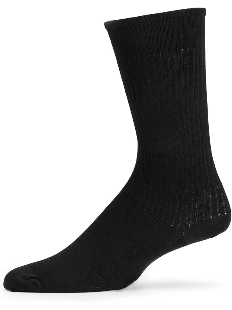 Black Wolford Merino Rib Socks