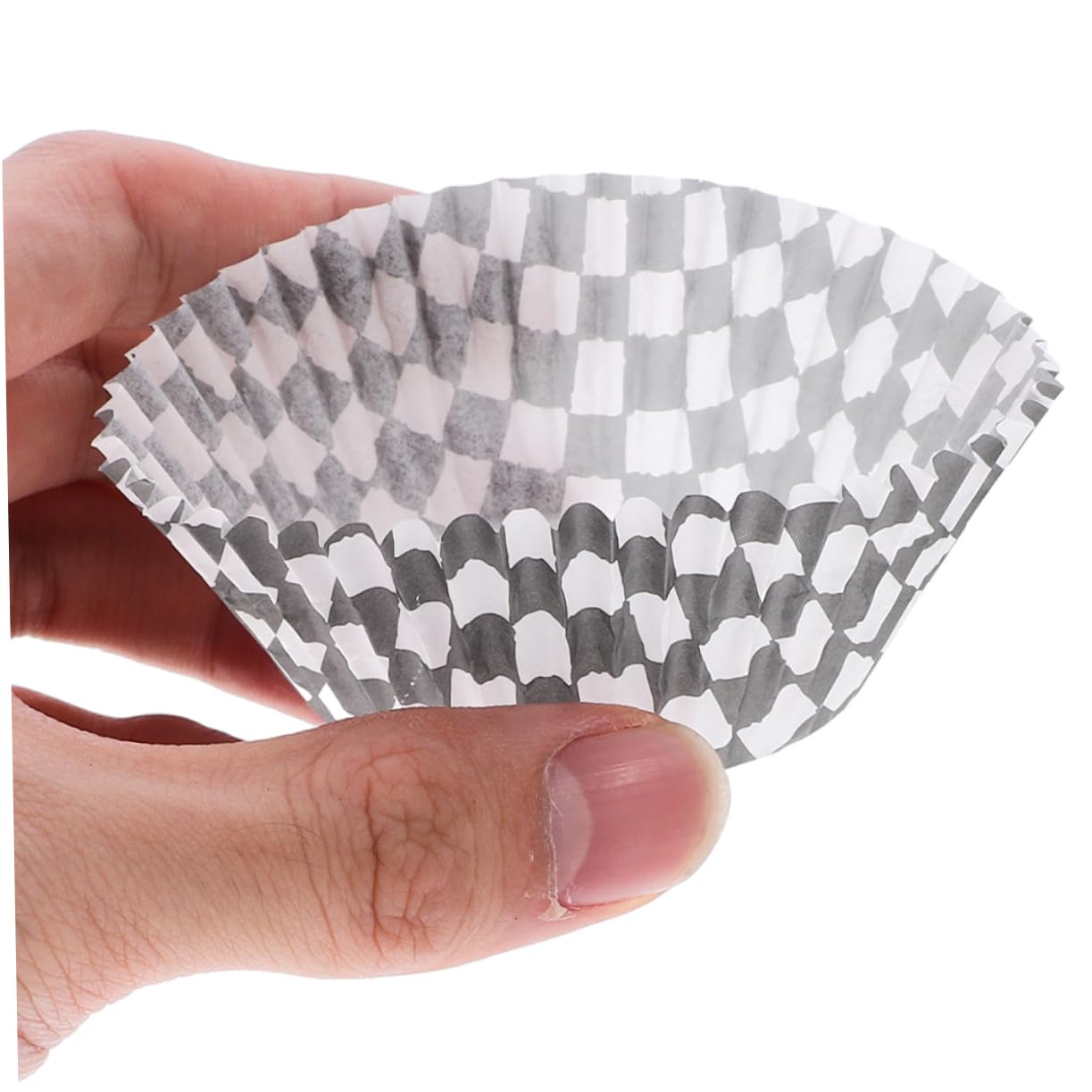 Amosfun 1000 Piezas De Bandeja De Pastel A Cuadros En Y Soportes Para Muffins Soportes Para Magdalenas Forros Para Muffins Pequeños Suministros Para Hornear