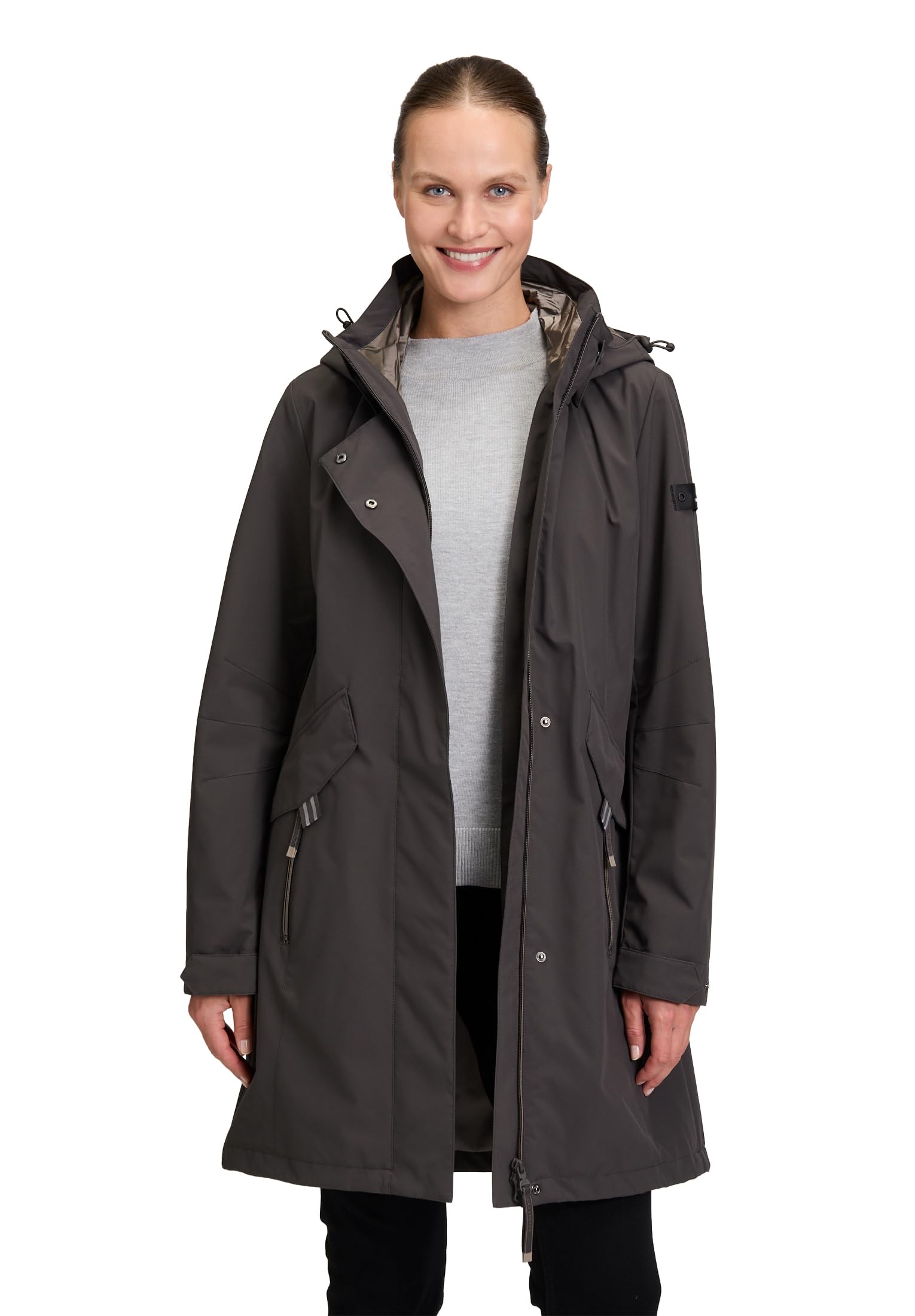 Betty Barclay Damen 3 in 1 Jacke mit Abnehmbarer Kapuze