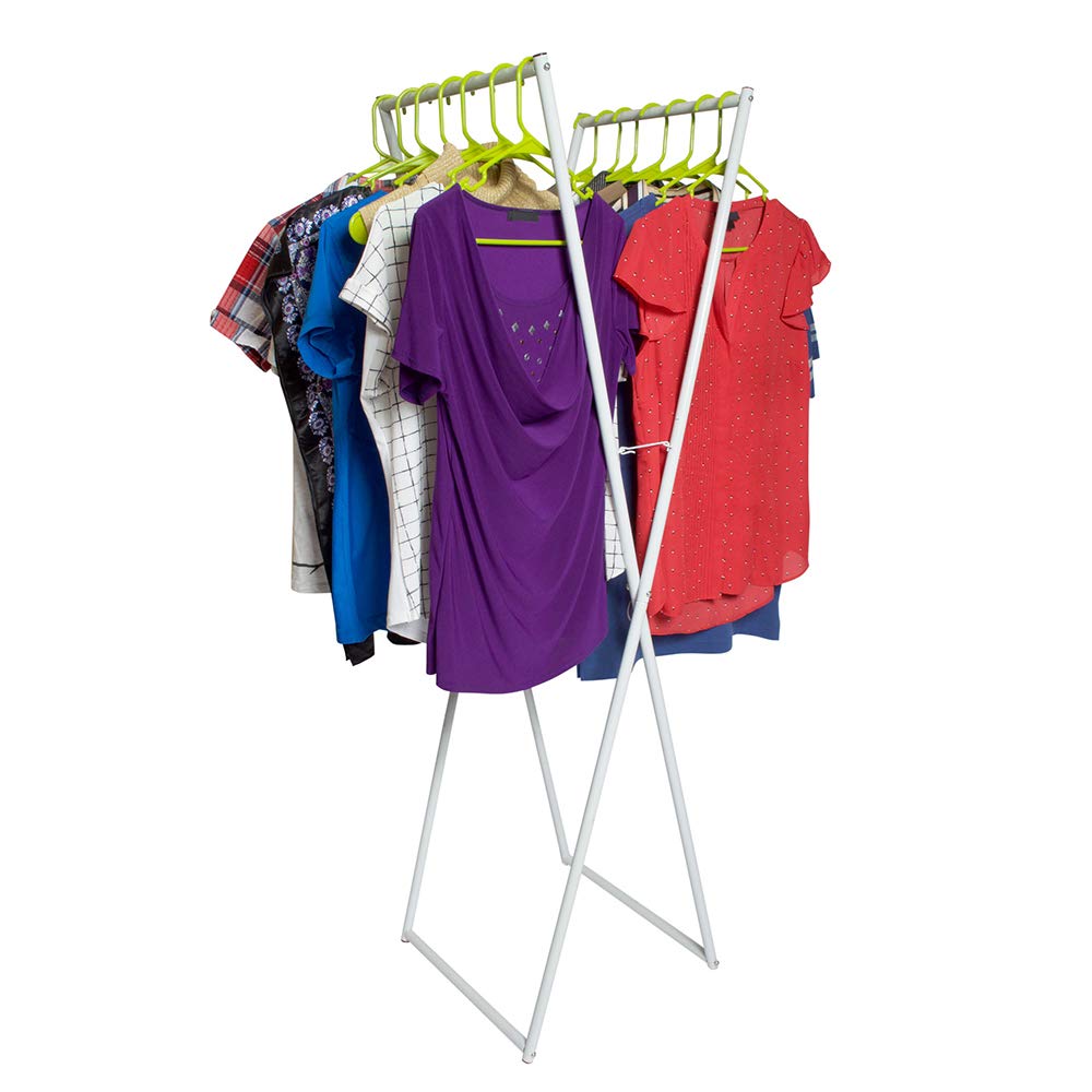 Ideaworks Hanging Clothes Rack, White