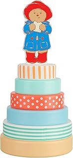 Orange Tree Toys Paddington Bear Toy - Paddington Stacking Toys for 1 Year Olds - Wooden Toys, Stacking Rings - Toddler Early Development & Activity Toys - Official Licensed Paddington Bear Gifts