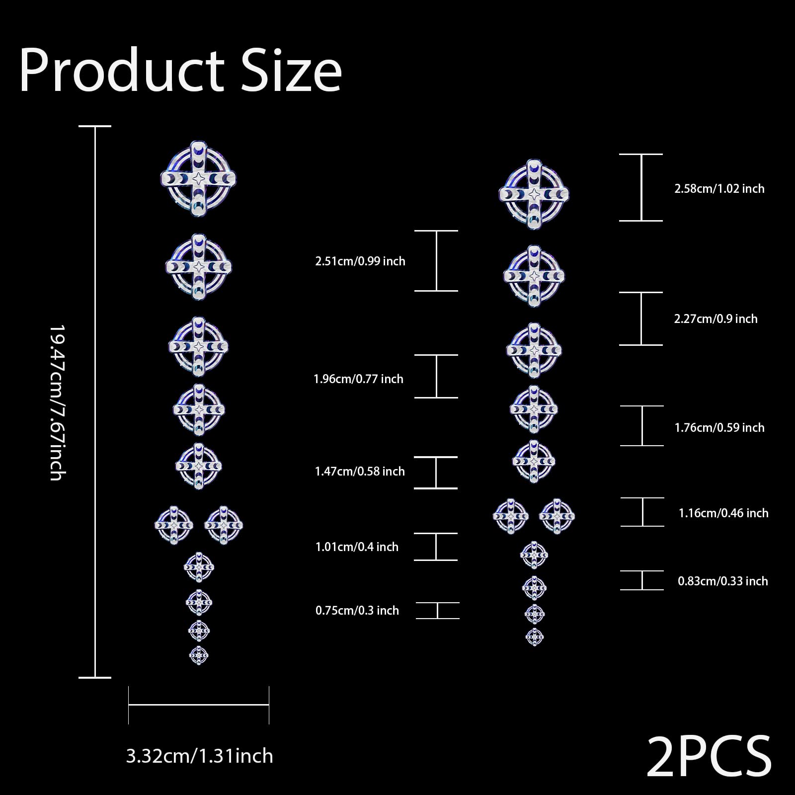 Black Maple Staggered Inlay Banding, 3/8 in W