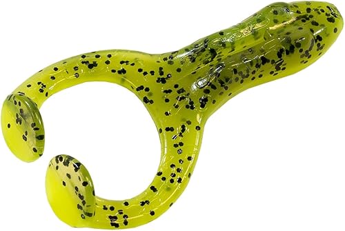 Miniatura 2 de Z-Man Fishing Finesse FrogZ 2.75" Floating Topwater Bait 4 Pack Twin Paddle Feet Belly