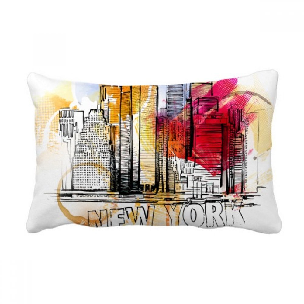 Coussin lombaire New York City pour soulager le dos sur le canapé
