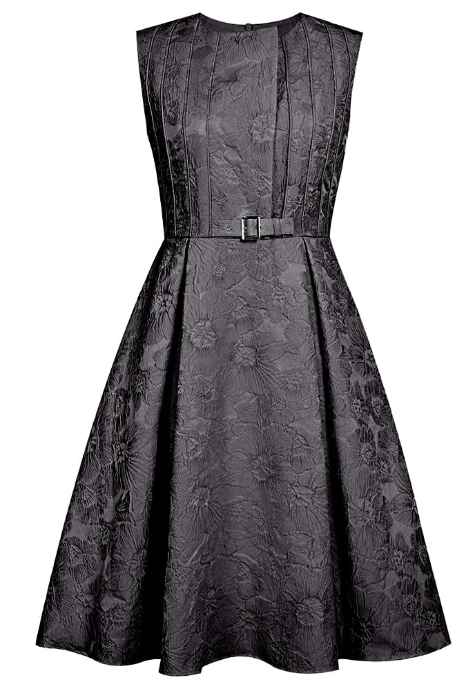CHIC STAR Womens Embossed Jacquard Dress