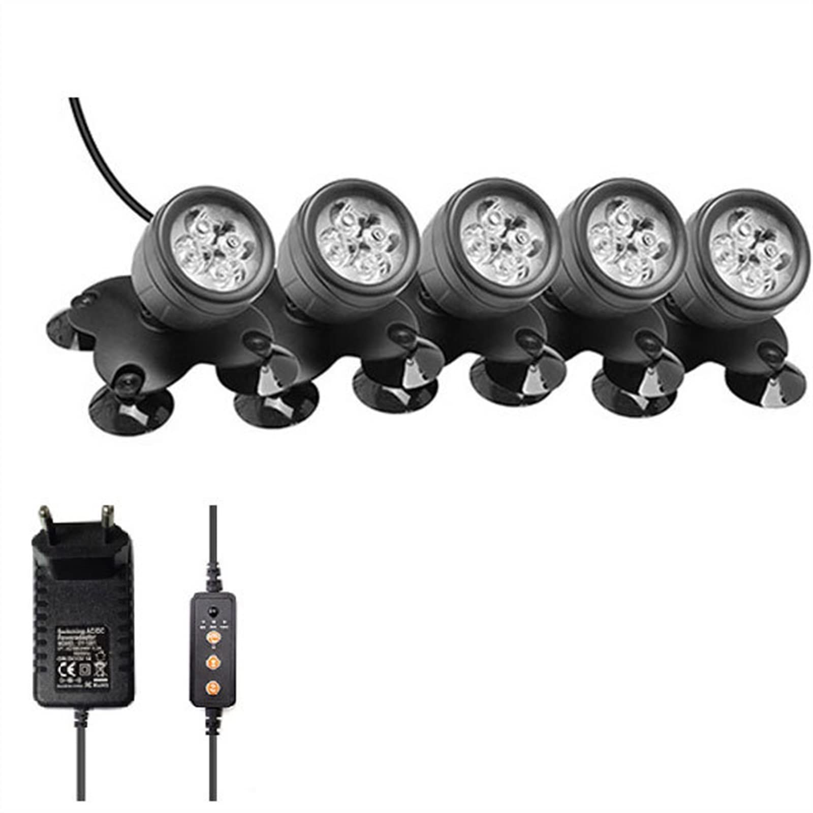 Luz para Piscina Fotos de cambio de color, 1 LED de 2 V Luces de la fuente submarina luces de estanque impermeables focos sumergibles for el agua multicolor Dimmable for jardín de jardín césped Luces