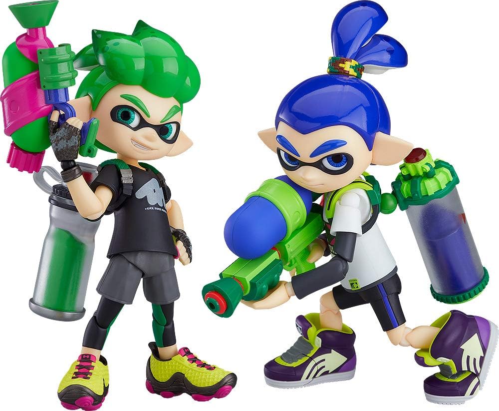 Splatoon: Inkling Boys Figma Deluxe Action Figure Set