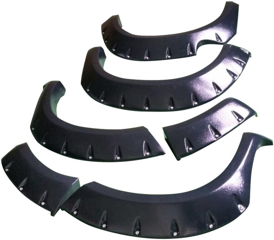 Sunny Car New Auto Matte Black Pocket Style Fender Flares for 2012 2013 2014 VlGO 4-Door