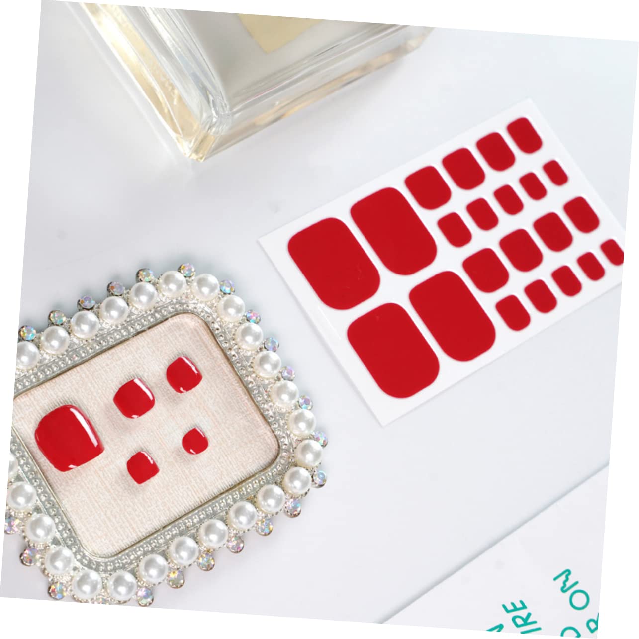 4 Set Stickers Per Unghie Dei Decalcomaniper Unghie Decorazioni Per Manicure Facili Applicare Design Alla Moda Trasparenti Accessori Per Nail Art 12 Fogli*4