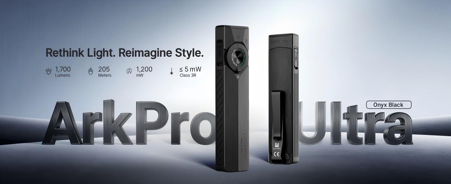Amazon.com: OLIGHT ArkPro Ultra EDC - Linterna plana portátil