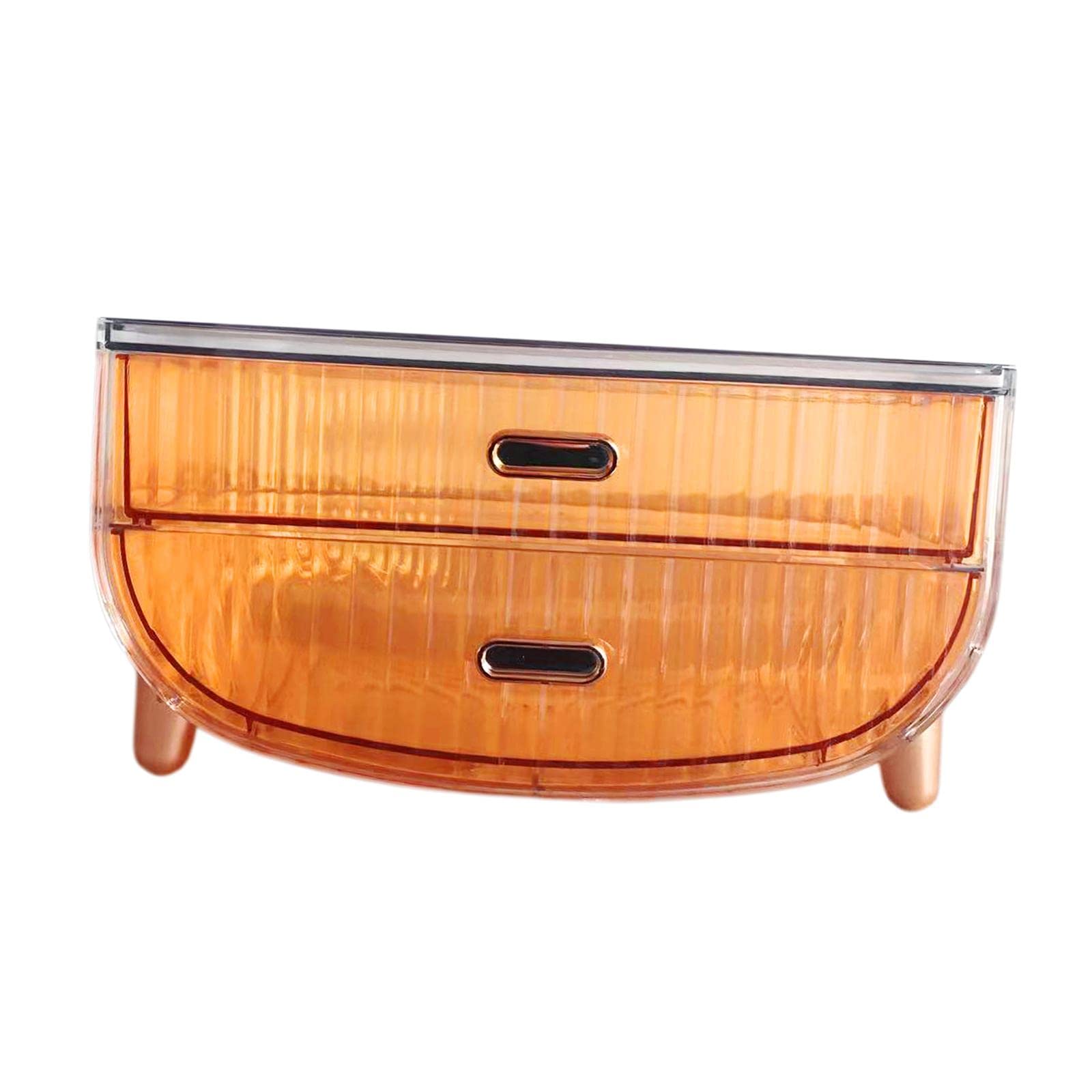 LOOM TREE® Make Up Case Cosmetic Desktop Case Cosmetic Storage Rack for Drawer Vanity Orange | Household Supplies & Cleaning | Home Organization | Storage Boxes 4