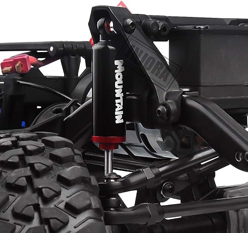 Miniatura 6 de INJORA Amortiguadores de resorte interno para 110 RC Crawler Axial SCX10 90046 TRX-4 MST Redcat,4 piezas (3.543 in, negro)