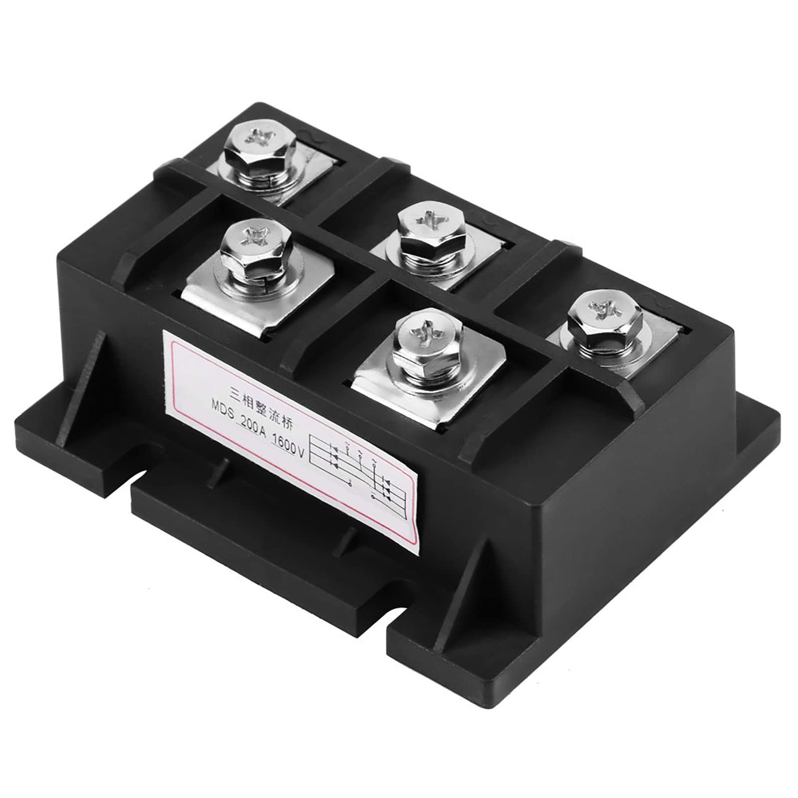 Redresseur de Pont 200A 1600V, 5 Bornes, Diode Triphasée, Module D'alimentation MDS-200A