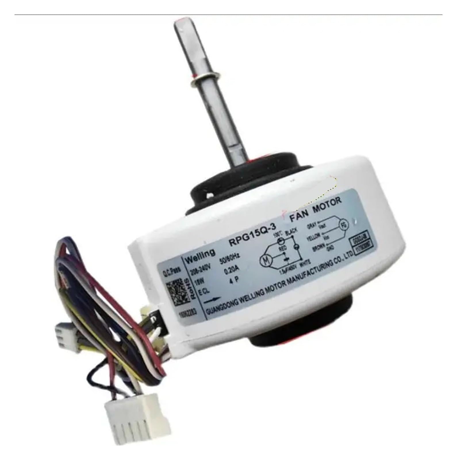 EEZII Compatible For TCL，Air Conditioning Inner Fan PG Motor YYR18-4A3-PG GGSDJ-08 RPG20A RA18A RA12A