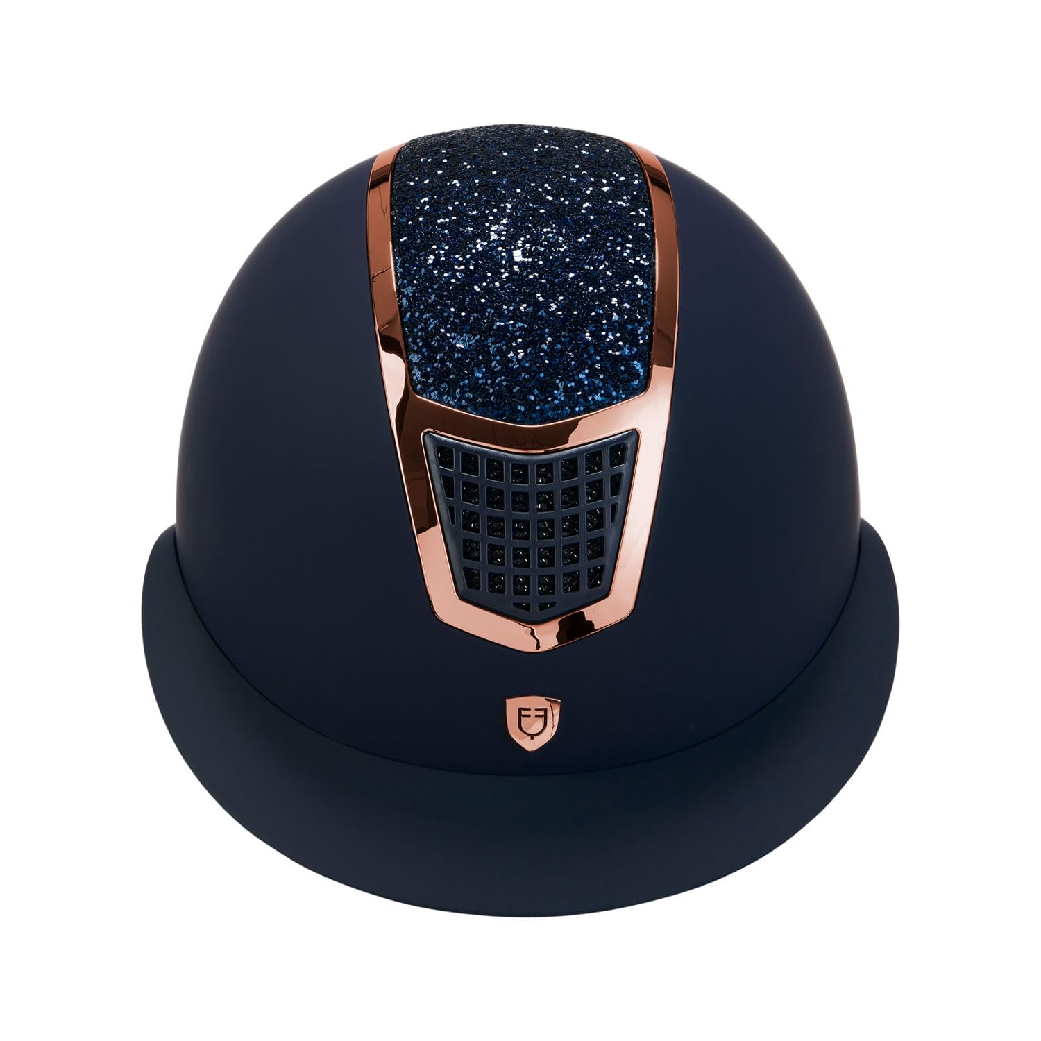 Casco Modello Eclipse Stone Mat Wide Viser M, Nero-Oro Rosa - Materiali resistenti agli urti, visiera larga, leggero, sistema di regolazione automatica