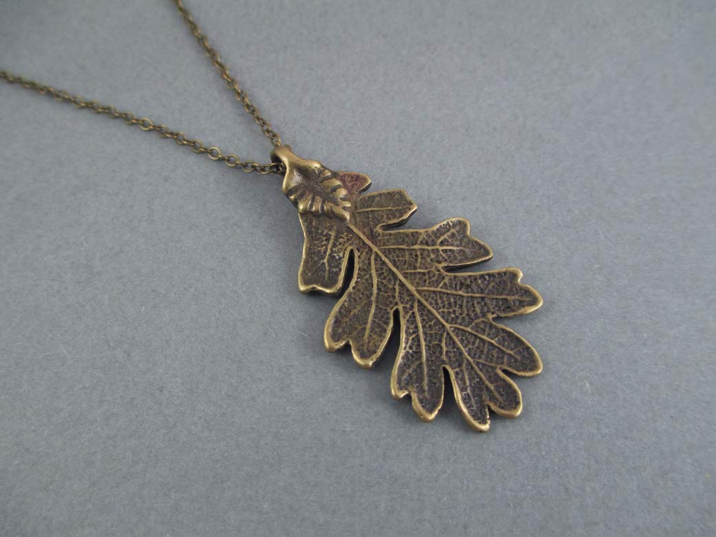 Bronze Oak Leaf Apprentice Ranger Pendant Necklace Desertcart INDIA