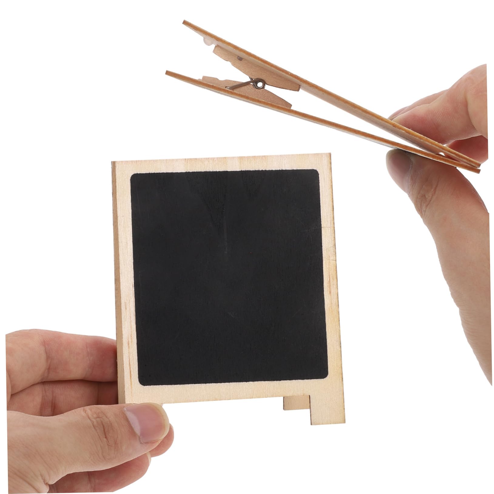 15stücke Teiliges Mini-kreidetafel Mit Holzrahmen Multifunktionale Tischtafel Für Hochzeiten Partys Und Restaurants Und Platzsparend Für Beschriftungen