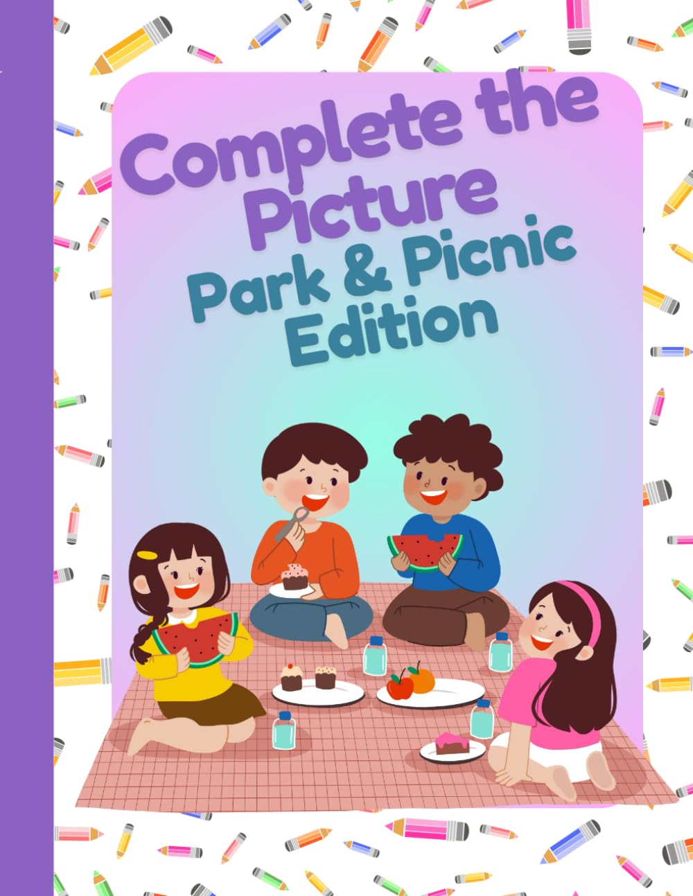 Complete The Picture: Park & Picnic Edition: Creative Drawing Book for Children