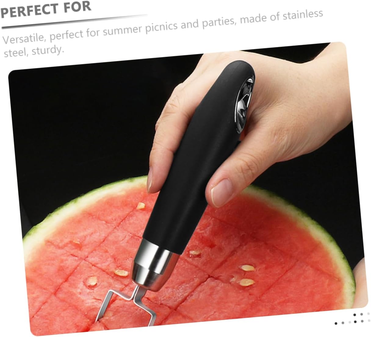Stainless Steel Watermelon Slicer Fruits Chopper Portable Fruit Cutting Tool