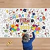 Ohome graduation giant coloring postertablecloth kindergarten graduation gifts 30 x 72 inches jumbo coloring banner kids crafts gameskindergarten graduation decorations for 5th grade preschool  urban country home decor