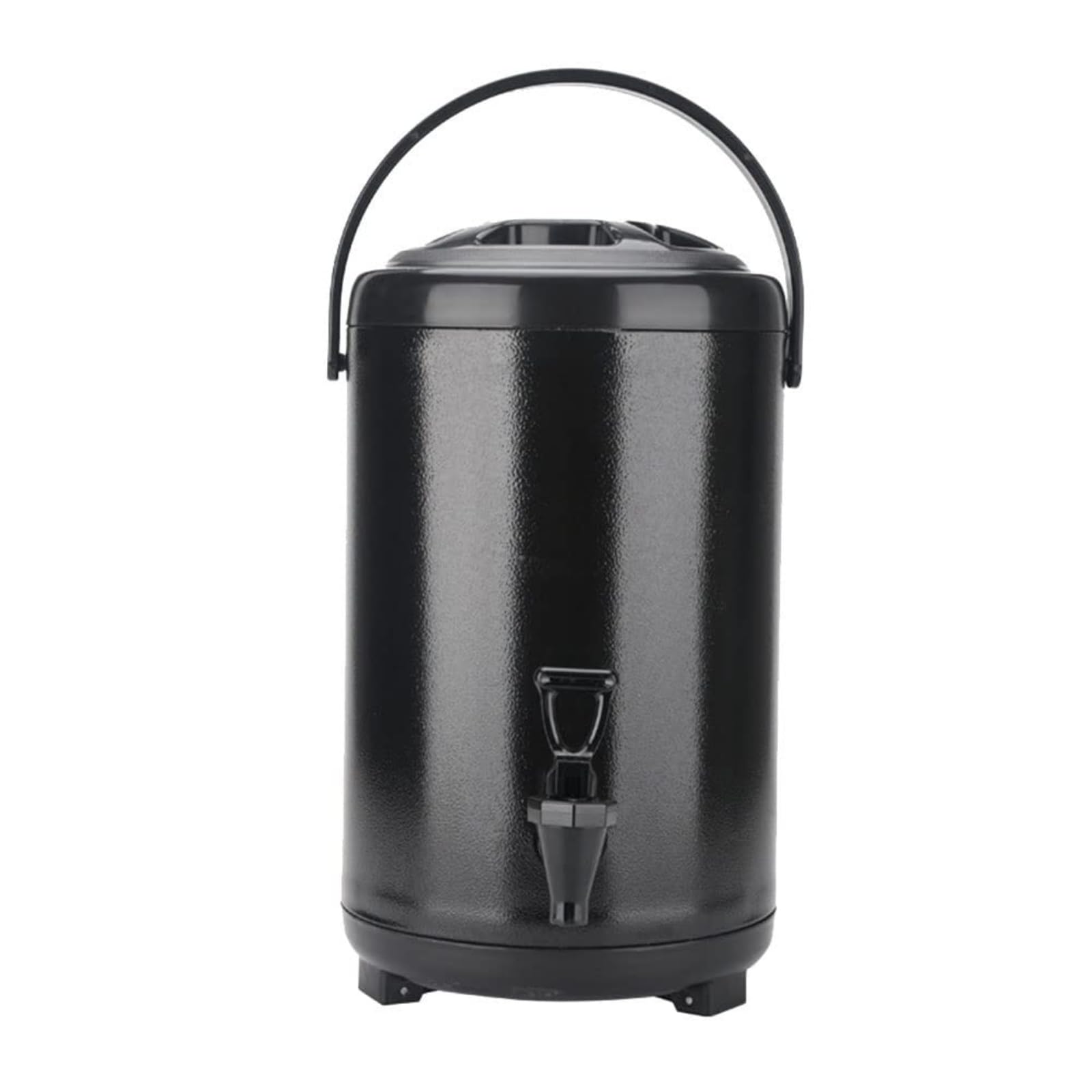 asdchZen Hot Water Dispensers,Insulated Coffee Urn Double Wall Insulated Beveradispenser,Hot And Cold Beveradispenser,Drink Dispenser With Spigot/Black/6L,Black-6L