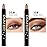 evpct 2Pcs Cream Eyeshadow Sticks Set for Eyes Beige Gold & Bronze Gold Shimmer Eye Crayon Shadow Brightener Stick Pencil Pen Bulk sombras en crema para ojos 05+15