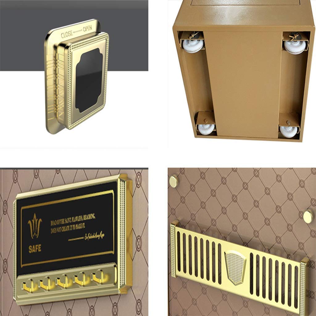 Cassetta di Sicurezza con Password, cassaforte, Schermo LCD con codice, Grande cassaforte Intelligente in Metallo, cassaforte con Password, Impronta Digitale, armadietto di Sicurezza per Doc