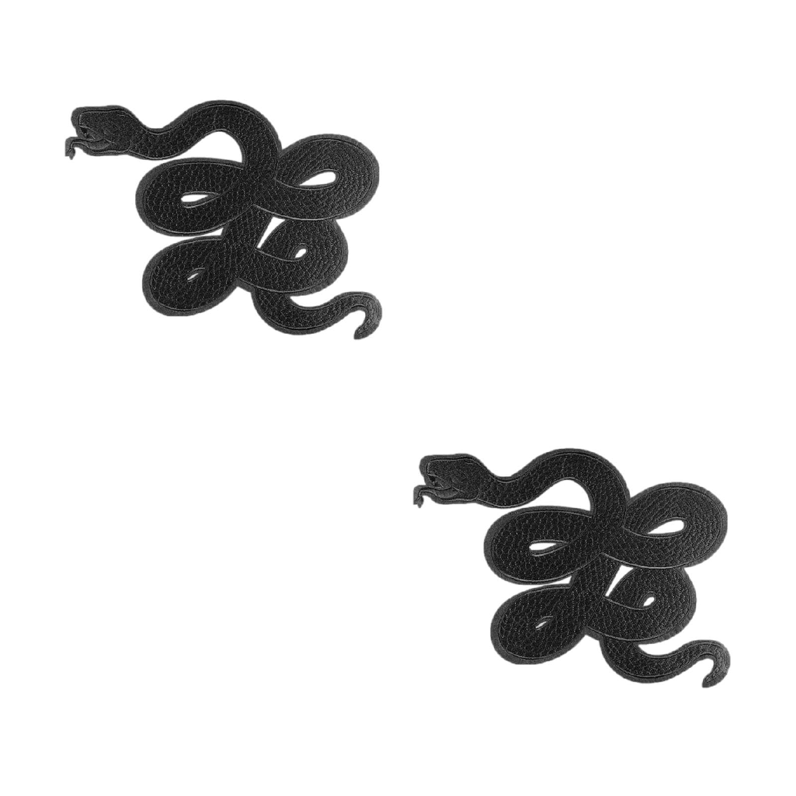 ホワイトスネイク」パッチ（ヴィンテージ刺繍ワッペン）