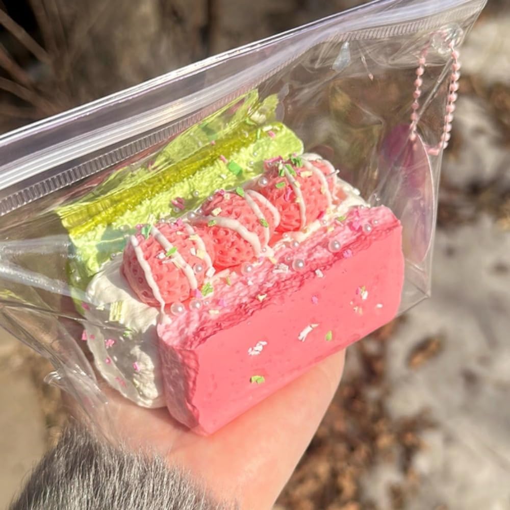 Amazon | スクイーズ 大福 スクイーズ ケーキおもちゃ ぷにぷに 水感