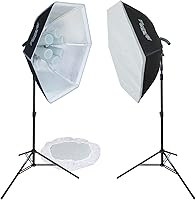 Vista 1 de LINCO Lincostore Flora LED 1860 * 2 luces de fotografía súper brillantes para fotografía, película y estudio de video iluminación AM161- Cena