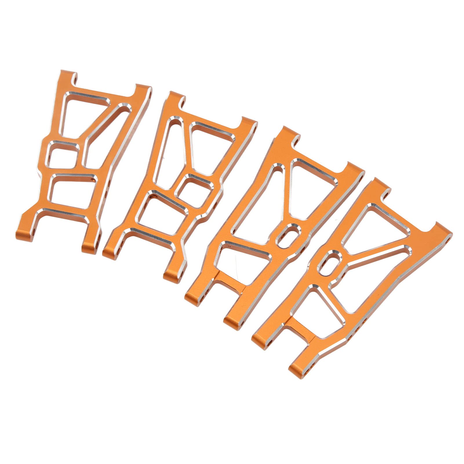 VGEBY RC-Metall-Upgrade-Teile-Kit, Aluminiumlegierung, Querlenker-Lenkbaugruppen-Set, RC-ZubehöR FüR ZD Racing DBX 10 1/10 Auto (Orange) Auto Modelle