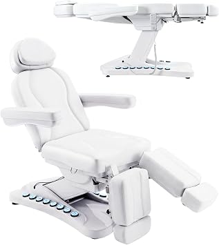 Full Electric Massage Table with Lift, 4 Motors Adjustable Professional Facial Bed for Clients, Estheticians, Spa,Tattoo with Control and Pedal