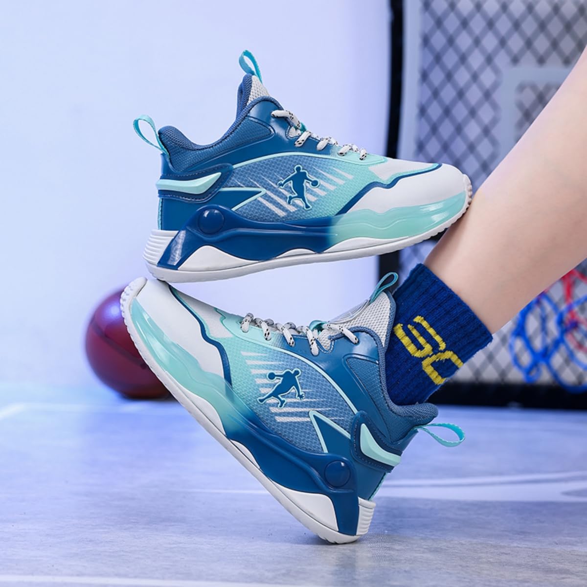 Scarpe Sportive per Bambini Scarpe da Basket per Bambini Scarpe da Basket per Ragazzi Scarpe da Basket per Ragazze Scarpe da Ginnastica Comfort Tennis Scarpe da Corsa
