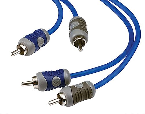 KICKER Cable de señal KI24 de 2 canales de 13.1 pies