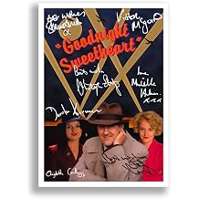 Goodnight Sweetheart Cast Signed Autograph A4 Poster Photo TV Show Series Season Framed Memorabilia Gift Nicholas Lyndhurst Michelle Holmes POSTER ONLY
