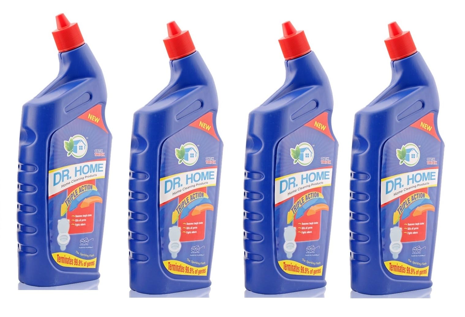 DR. HOME Toilet Cleaner I Removes Tough Stains and Odour I Ecofriendly I Long Lasting Fresh Fragrance I Advanced Thicker Formula I Kills 99.9% Germs I Suitable for Toilet Bowls (250ML - Pack of 4) (B0CLSFPX4T) Amazon Price History, Amazon Price Tracker