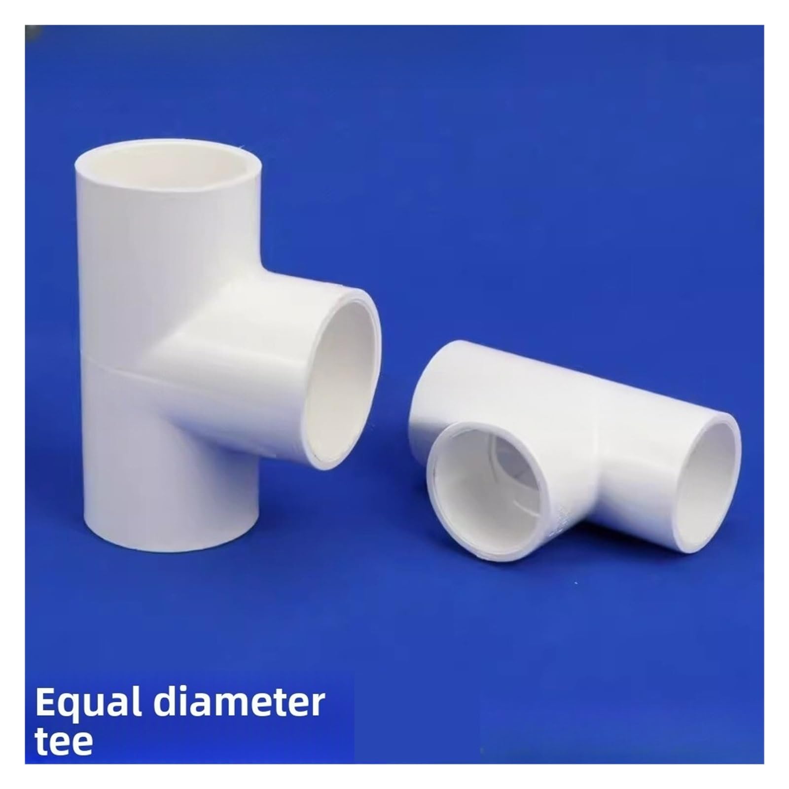 Séparateur de tuyau, Connecteur de tuyau en PVC, coude droit, Joints croisés, adaptateur d'eau for la plomberie domestique, 1 pièce(40 mm)